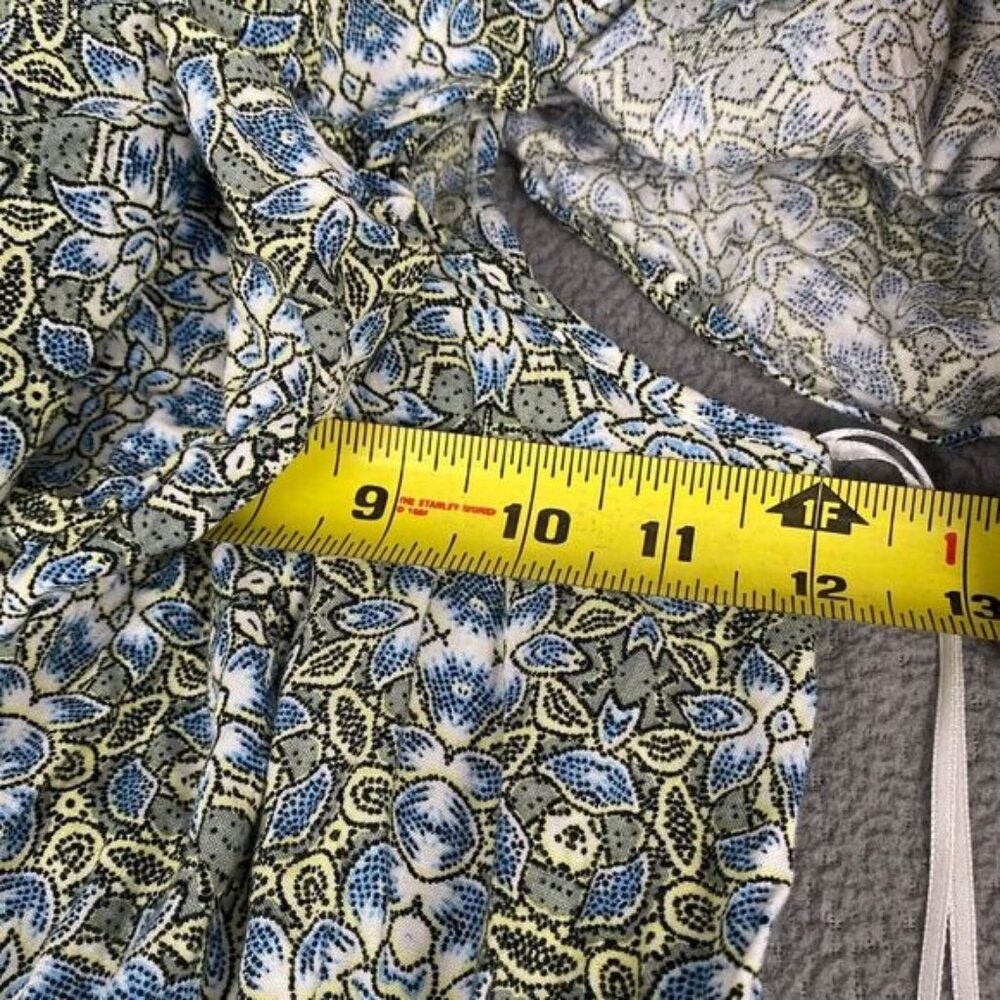 Mi Ami Women’s Maxi Flowered Dress Size Small Sleeveless Wide Collar Pullover - Picture 6 of 16